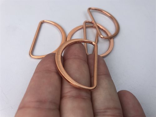 D-ring "rosegold"  4 cm