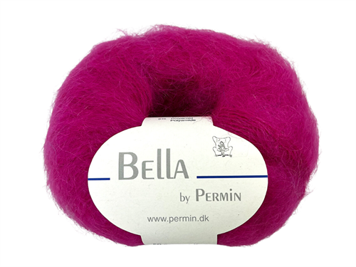 Bella by permin kid mohair - smuk mørk pink