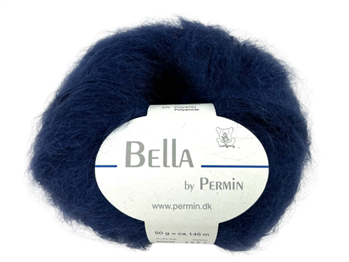 Bella by permin kid mohair - flot navyblue