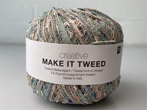 Creative make it tweed garn - smukt flerfarvet tweed garn i blide toner