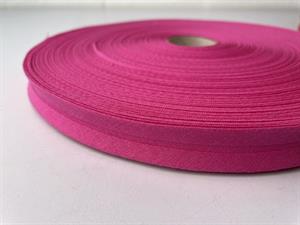 Skråbånd - hel rulle 20 mm bred i pink