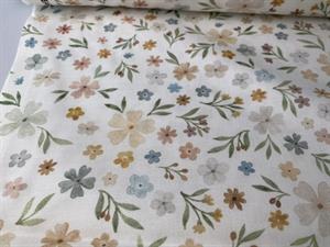 Patchwork stof - Stella, yndige blomster