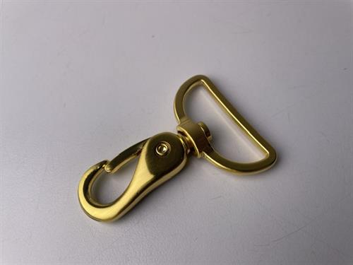 Karabinhage, 40 mm, guld