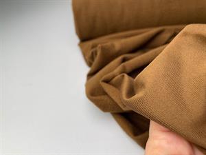 Polyester jersey - lys chokolade