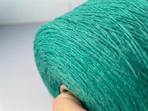 Super Geelong virgin wool - intens grøn, 100 gram