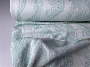 Vinter strikjersey - marble look i flot mint