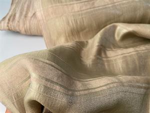 Viscose / rayon - smukkeste "guld" stribede stof