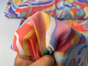 Chiffon - bølger i pastel farver