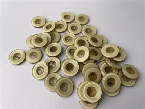 Knap -   beige 15 mm, 10 stk