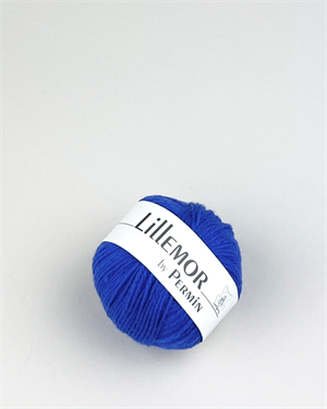 Lillemor by Permin 100% økologisk merinould - electric blue