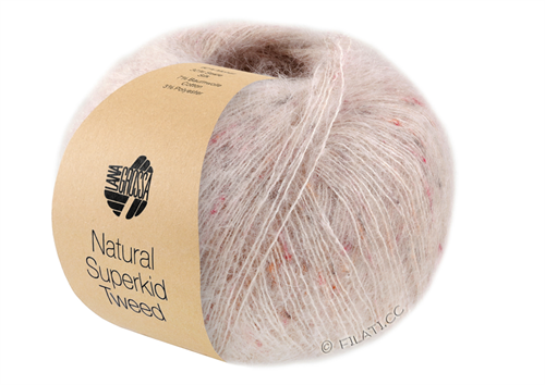 Natural superkid tweed  - lys beige